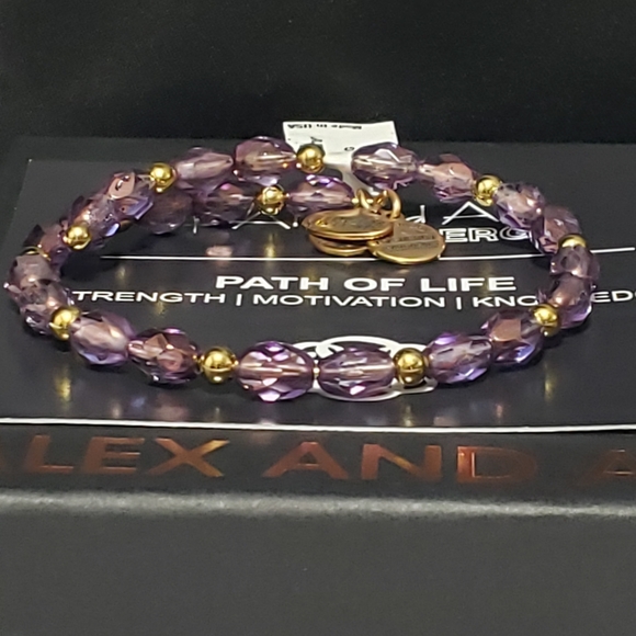 Alex &Ani NWT Vintage 66 Violet Glitz Path… - Picture 8 of 8